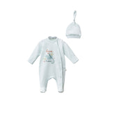 Moi Noi Palmiye Şapkalı Tulum Body Takım